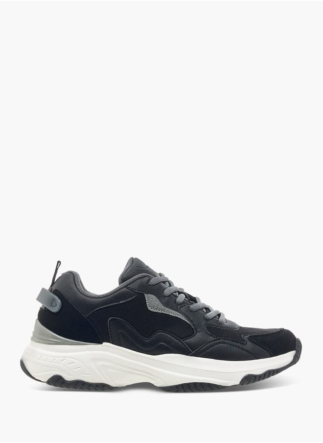 Dash Women Panelled Sports Shoes with Lace-Up Closure  - Image 3