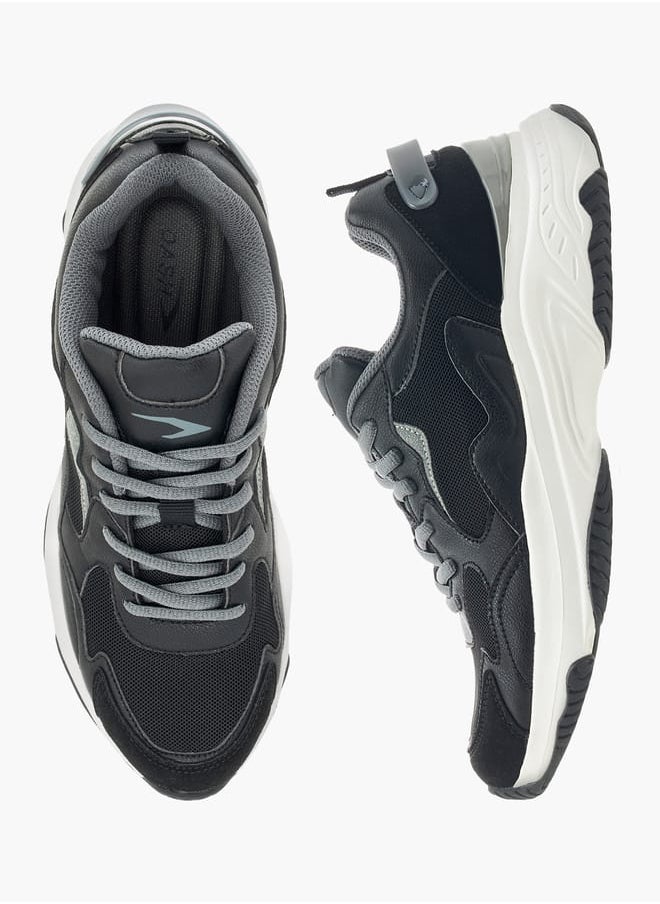 Dash Women Panelled Sports Shoes with Lace-Up Closure  - Image 2
