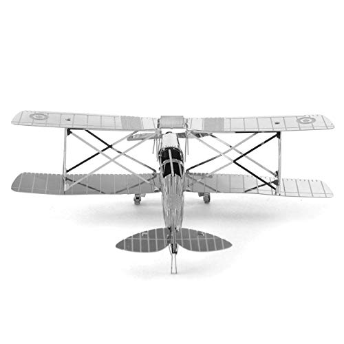 Fascinations Metal Earth DH82 Tiger Moth Airplane 3D Metal Model Kit Fascinations - Image 5