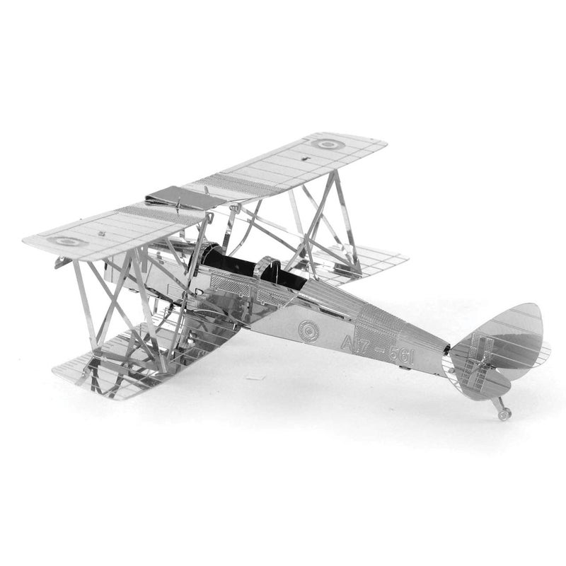 Fascinations Metal Earth DH82 Tiger Moth Airplane 3D Metal Model Kit Fascinations - Image 4
