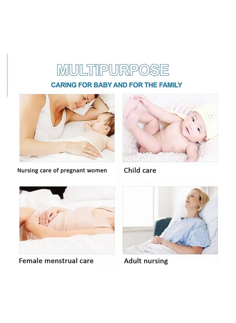 A TO Z A to Z - Disposable Changing Mat size (45cm x 60cm) Large- Premium Quality for Baby Soft Ultra Absorbent Waterproof - Pack of 90 - Lavender  - Image 4