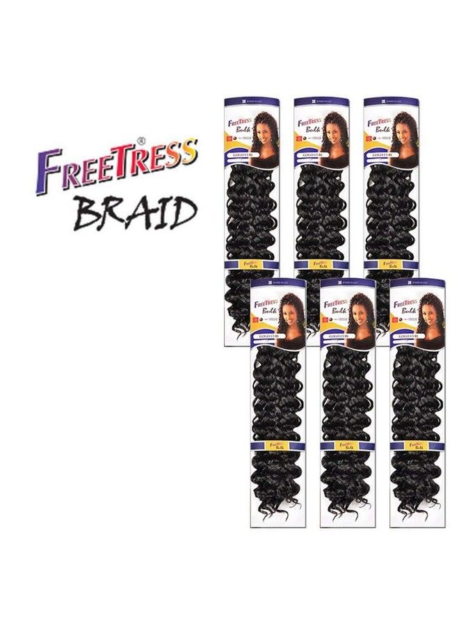 Freetress Synthetic Crochet Bulk Baid Hair Gogo Curl 26" (6Pack 30) - Image 4