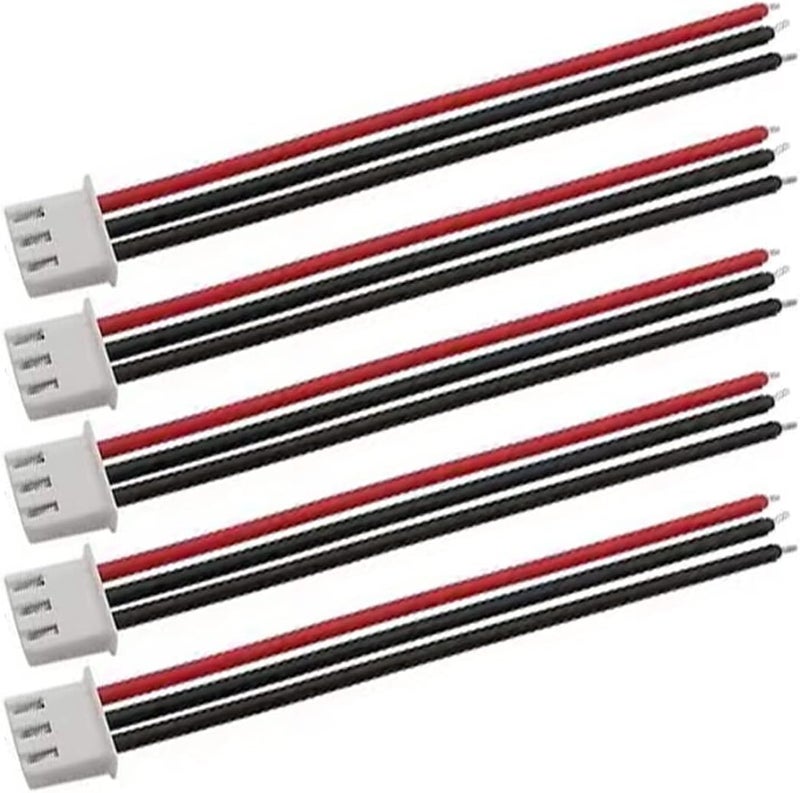 FLY RC 10pcs JST-XH 2S 7.4v LiPo Balance Plug Extension Cable Battery Charger Connector 22AWG for RC Drone Rechargeable Lipo - Image 2