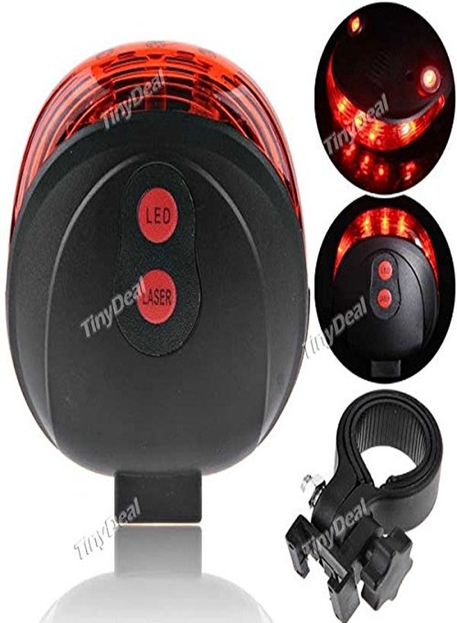 تايني ديل دراجة هوائية صغيرة مزودة بضوء خلفي للتحذير مزود بشعاعي ليزر و5 مصابيح LED، موديل FLD-167728 - Image 1