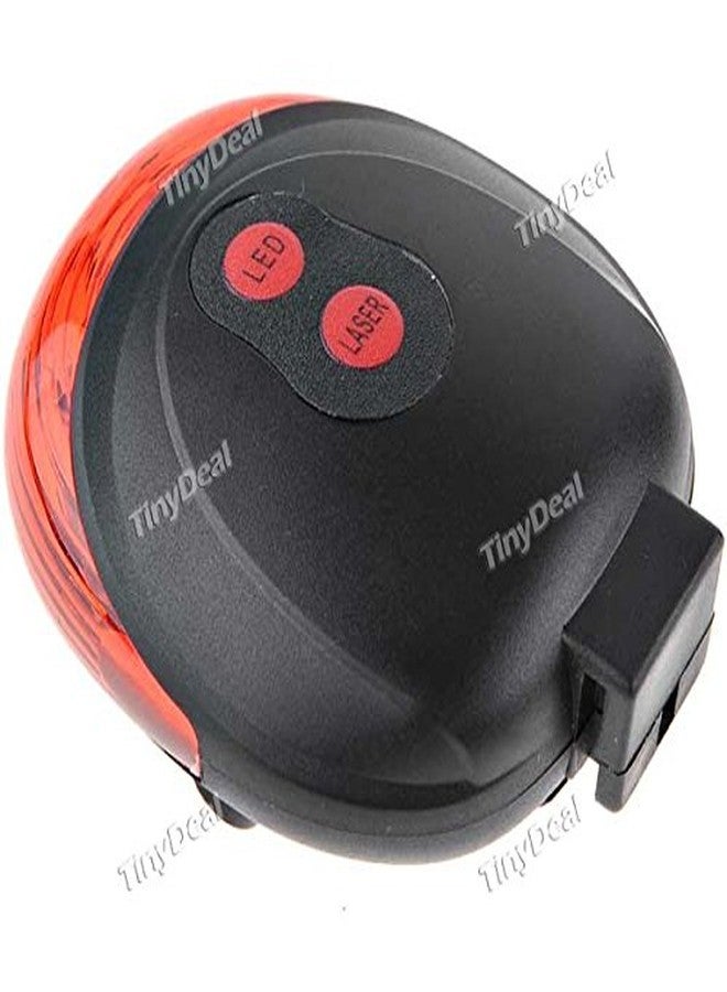 تايني ديل دراجة هوائية صغيرة مزودة بضوء خلفي للتحذير مزود بشعاعي ليزر و5 مصابيح LED، موديل FLD-167728 - Image 3