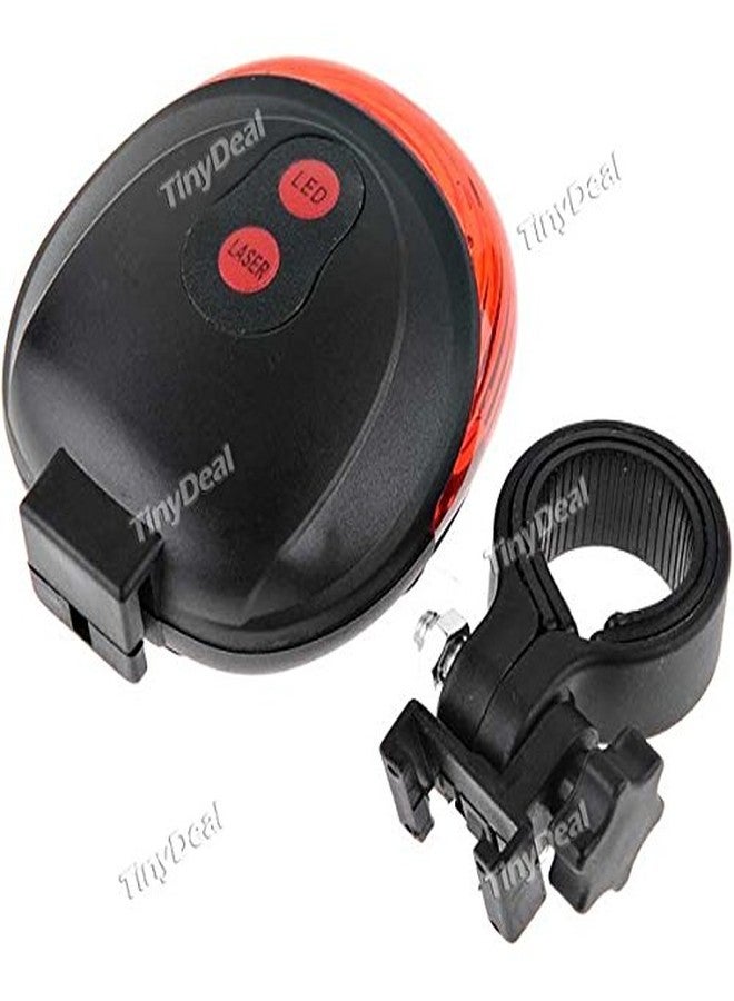 تايني ديل دراجة هوائية صغيرة مزودة بضوء خلفي للتحذير مزود بشعاعي ليزر و5 مصابيح LED، موديل FLD-167728 - Image 2