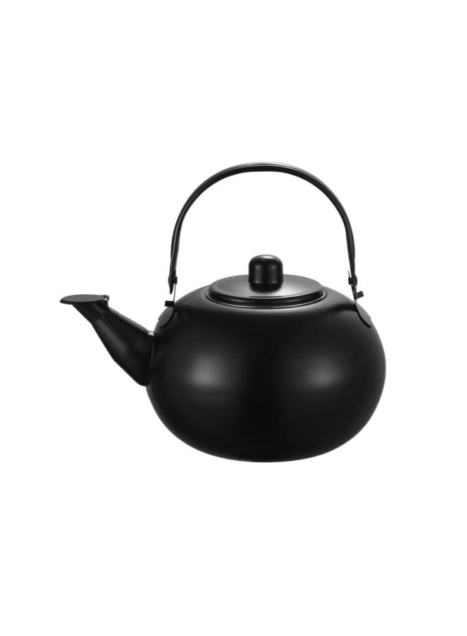 304 Thickened Stainless Steel Small Teapot Tea Special Pot Linglong Pot With Filter Mesh Restaurant Hotel Hotel Kettle-Color:New 304 Point Solution Original Color 18cm [1.4l]-Capacity:1l (inclusive)-2l (exclusive)  - Image 5