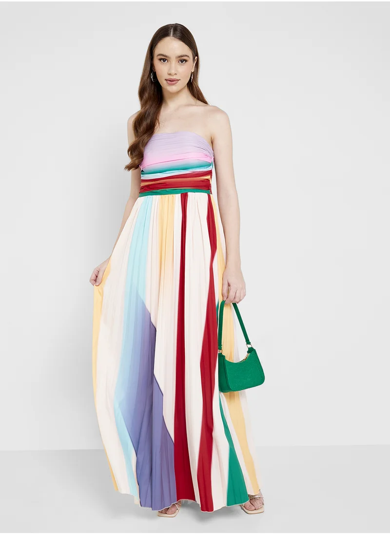 ايلا Bandeau Pleated Dress