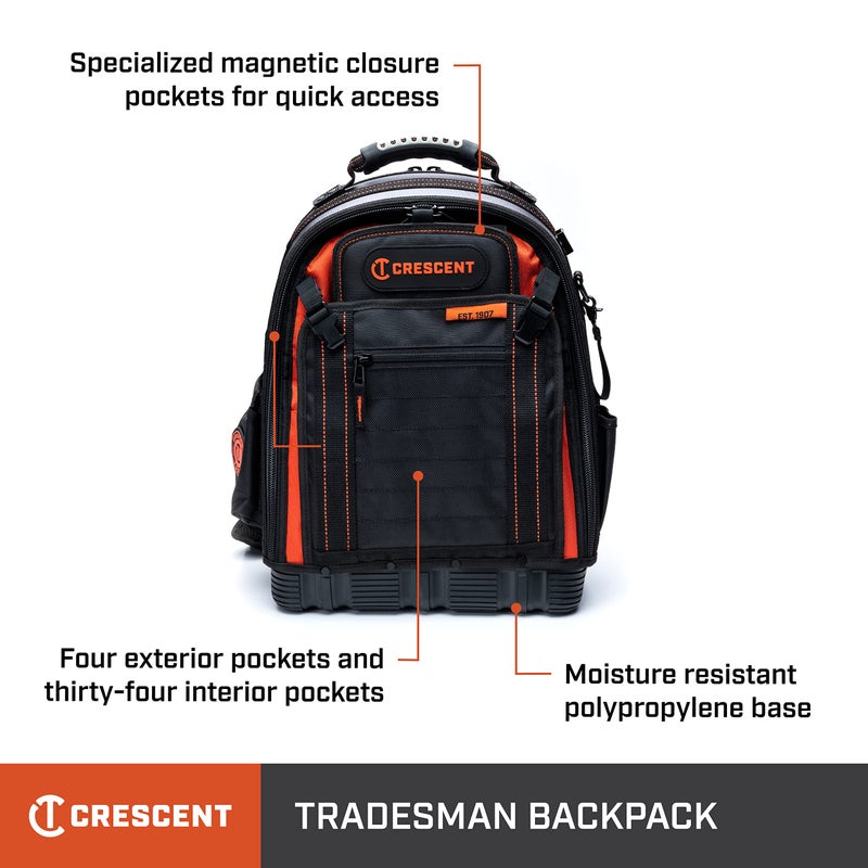Crescent Tool Bag Backpack | CTB1000 - Image 3