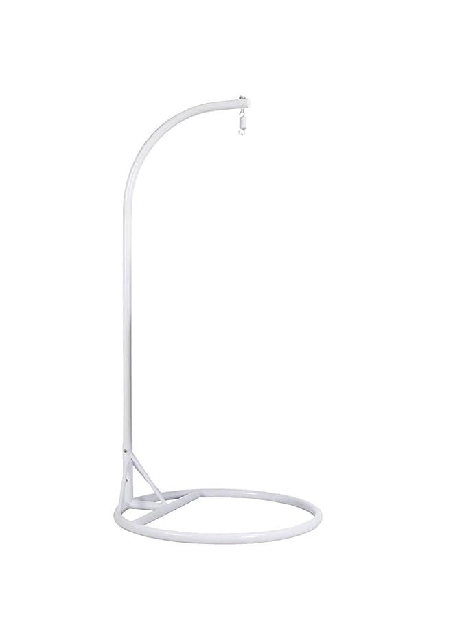 ANAND INDIA GROUPS ANAND INDIA GROUPS Hammock Swing Stand for Jhoola Swing Chair Only Stand Steel Large Swing White Pack of 1 PreAssembled 