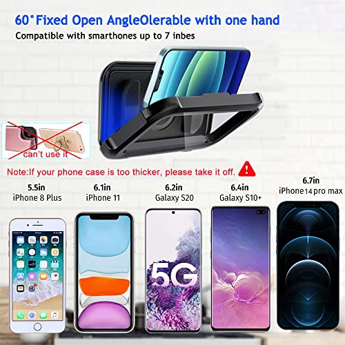 OOLYCIO Upgraded 480° Rotating Shower Phone Holder Waterproof Case with Touch Screen,OOLYICO Shower Accessories Guardian Buddy Phone Holder Wall Mount Shelf in Bathroom Bathtub for 4" - 7" Cell Phone -Black - Image 5