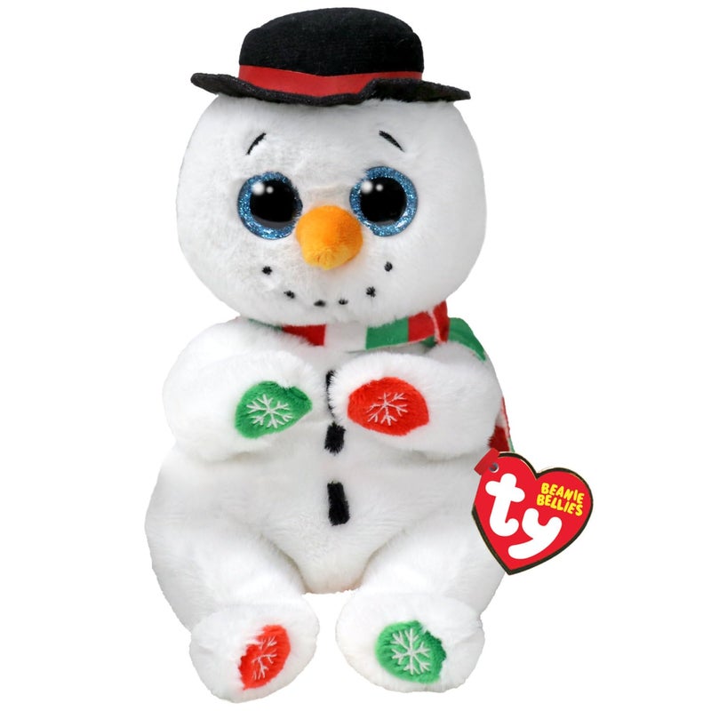 TY Beanie Bellie WEATHERBY Christmas Snowman 6 - Image 3