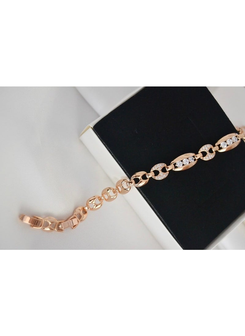XUPING - Women's Tarnish Stainless Steel Stone Bracelet - Image 1