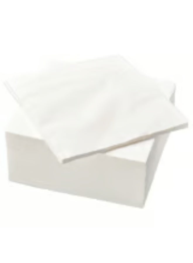 منديل ورقي، أبيض، 40×40 سم - Image 1