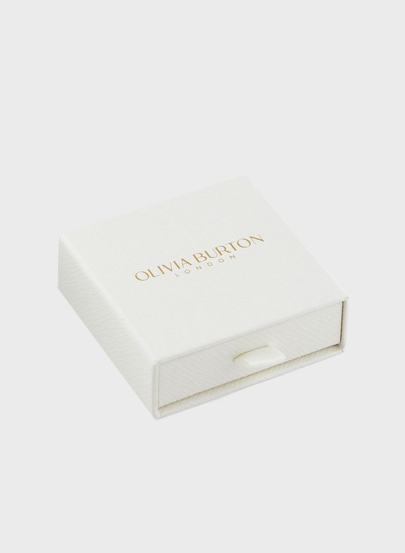اوليفيا بورتون سوار عصري من الروديوم الغير لامع - Image 4
