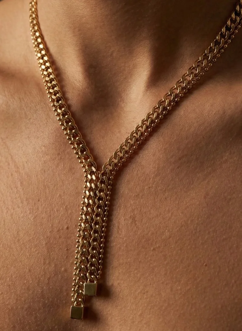 ليو جو قلادة ليو جو كوزمو ذهبية