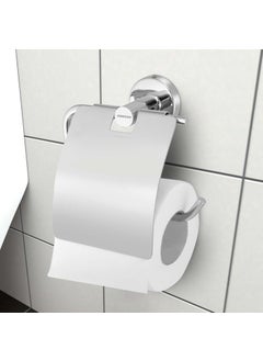 Johnson Bathrooms Johnson Alpha 304 Grade Toilet Paper Holder for Bathroom Toilet Roll Holder with Mini Shelf Rack Stand Chrome Colour T1554CAMZ 1 Year Warranty  - Image 1