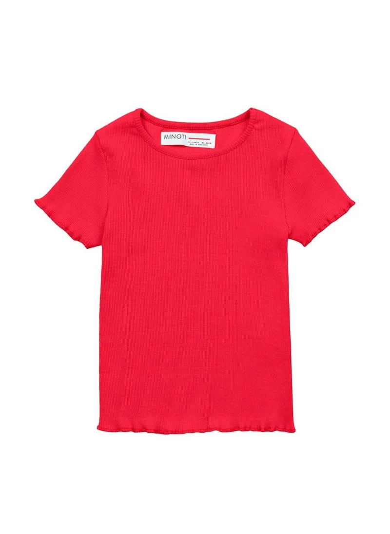 MINOTI Teen Boys  Ribbed T-shirt