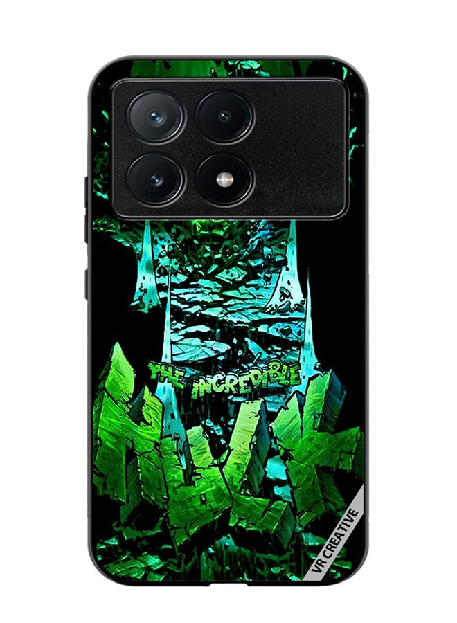VR CREATIVE Protective Case Cover For Xiaomi Poco X6 Pro Hulk Design Multicolour - Image 1