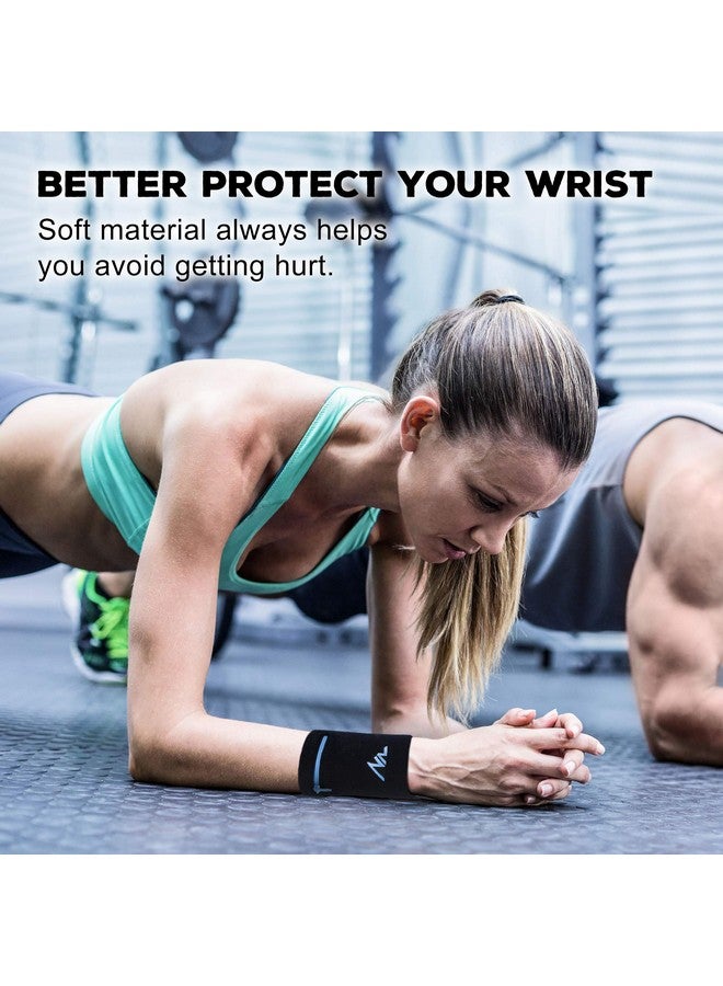 NEWZILL Wrist Wallet (Wristband) With Zipper For Running Walking Basketball Tennis Hiking Workout And More (Short Black Blue) - Image 5
