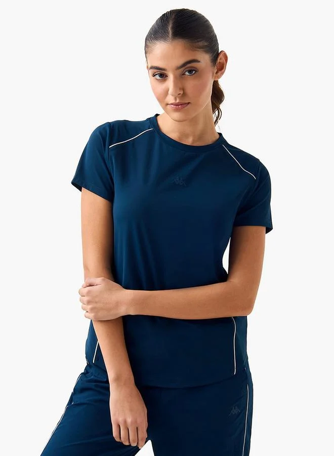 Kappa Kappa Women Cut and Sew Piping Accent T-shirt