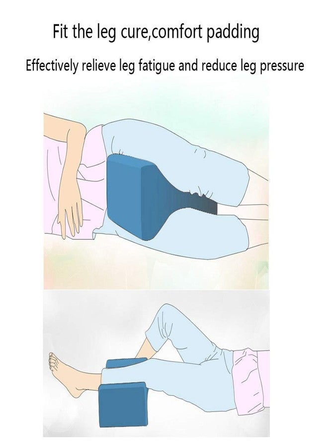 METRON- Leg & Knee Spacer Pillow for Side Sleepers | Helps in Back & Sciatic Nerve Pain Relief | During Pregnancy Helps in Leg Joint Pain | Soft Memory Foam | Color White - Image 3