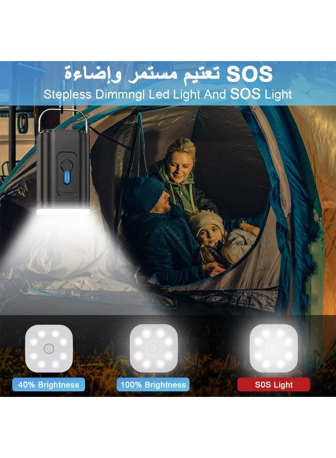 Relex Electric Air Pump Mini Inflator Deflator Air Pump with 5 Nozzles & LED Camping Light, Quick Fill 2400mAh Rechargeable Pump for Air Mattress Bed Swimming Ring Pool Floats Inflatable Cushion, Vacuum Bag - Image 2