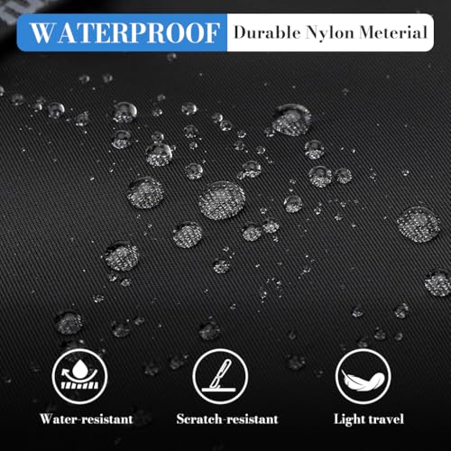 GUSTAVEÂ® Waterproof 32L Teen Backpack Durable Nylon School Bag Fits 15.6" Laptop, Ergonomic, Large Capacity, MultiPocket Travel Daypack for Boys, Girls & Youth Ages 10-22 - Image 5
