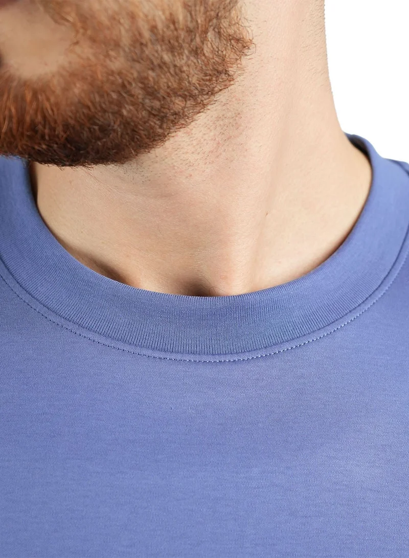 GIORDANO  Men's Slim Fit Liquid Touch Smart Collar Tee for Men | Best Price UAE