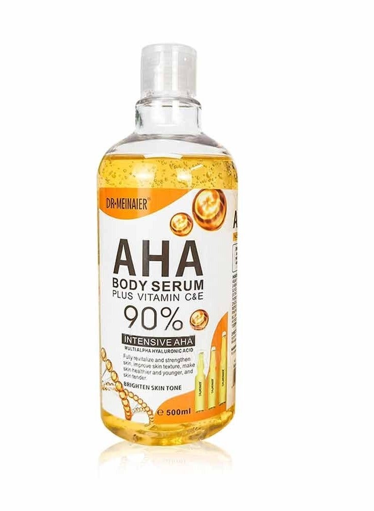 دكتور مينير سيروم دكتور ميناير AHA لتفتيح الوجه والجسم مع فيتامين C و E - 500 مل - Image 1