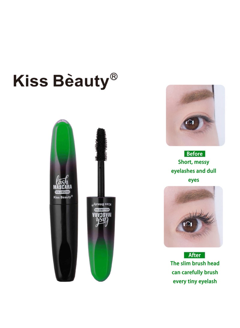 Kiss Beauty Mascara Lasting Nourishing Waterproof Natural Look Drak Black Waterproof Nourishing Mascara – Long-Lasting, Natural Look for Everyday Wear  - Image 2
