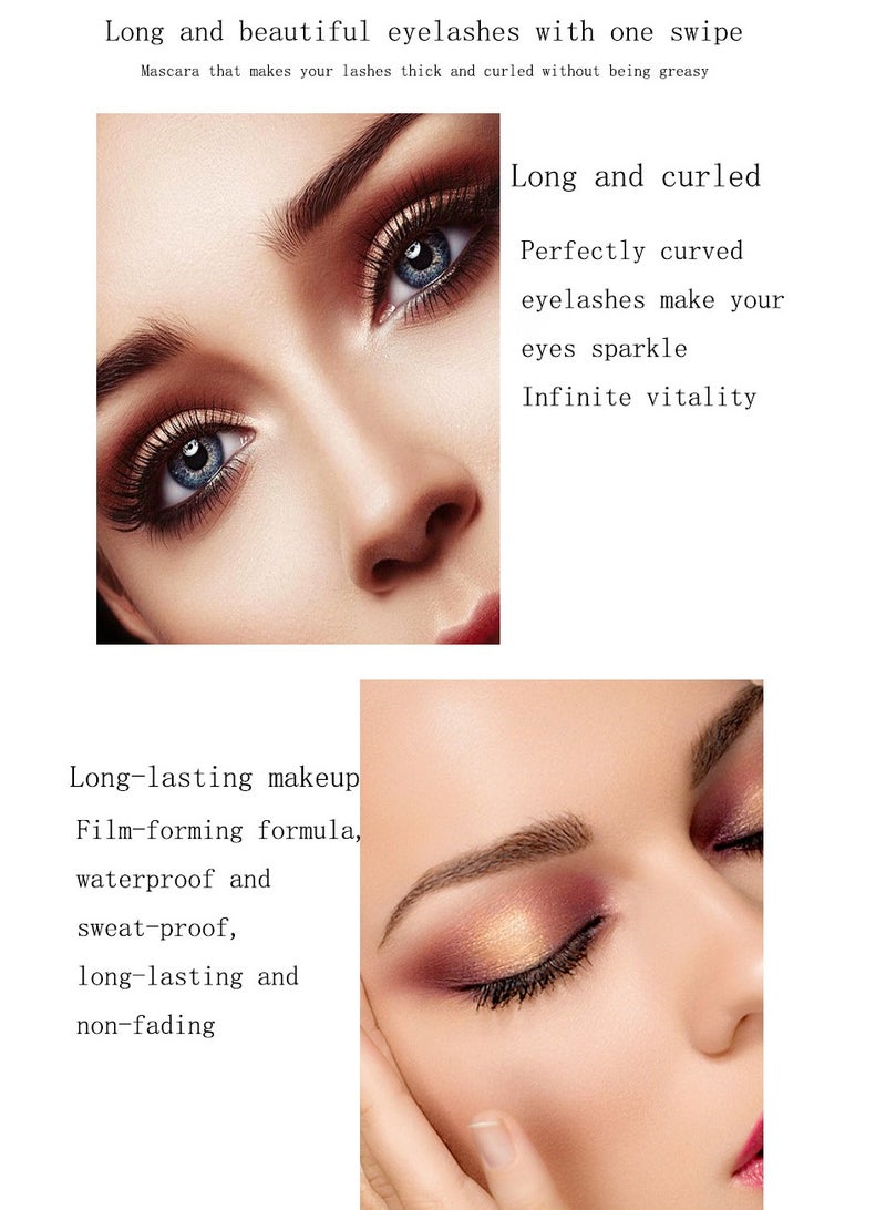 Kiss Beauty Mascara Lasting Nourishing Waterproof Natural Look Drak Black Waterproof Nourishing Mascara – Long-Lasting, Natural Look for Everyday Wear  - Image 5