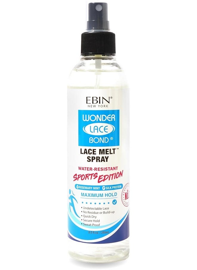 EBIN NEW YORK Wonder Bond Melt Spray Sports Edition 8Oz/ 250Ml - Maximum Hold With Rosemary Mint Infused | No Reside, Long Lasting Formula With Protecting Edges, Gives Undetectable Look, Water Resistant  - Image 1