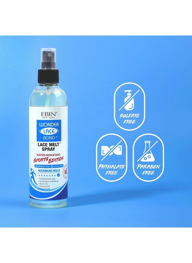 EBIN NEW YORK Wonder Bond Melt Spray Sports Edition 8Oz/ 250Ml - Maximum Hold With Rosemary Mint Infused | No Reside, Long Lasting Formula With Protecting Edges, Gives Undetectable Look, Water Resistant  - Image 3