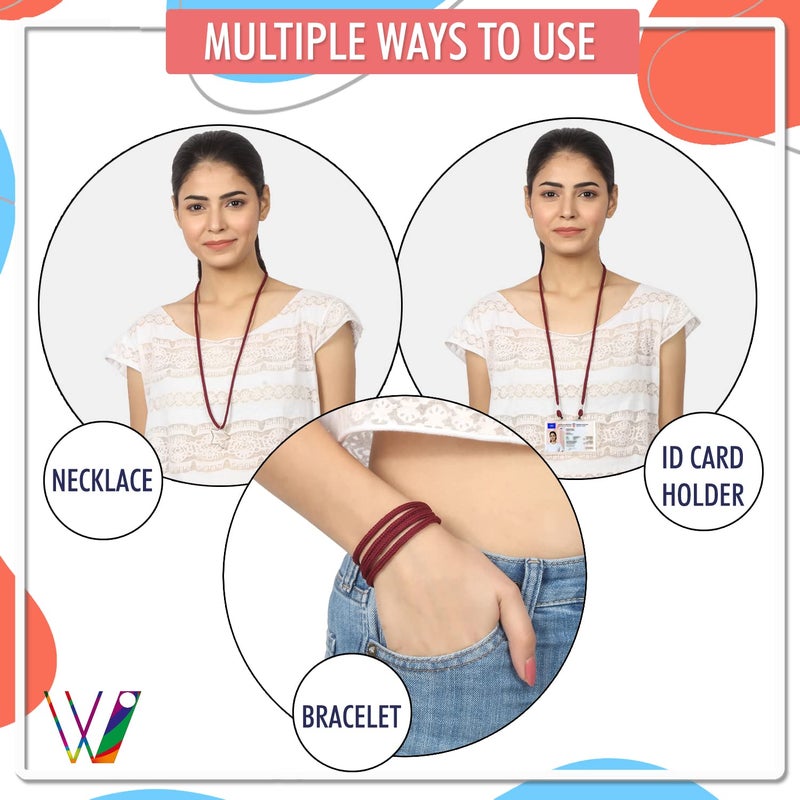 VIVID vision Unisex Adult Nylon Eyeglass Holder Strap Cord | New Chain Adjust on Sunglasses | Anti-slip Retainer Lanyard String Eyewear Frame | Specs Mask Chains - Image 3