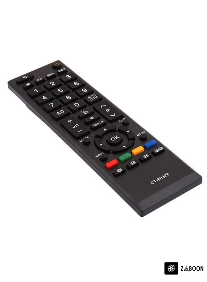 Zaboon Smart TV Remote Control For Toshiba Black