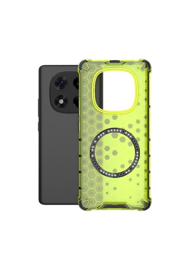 اس-توب جراب لهاتف Redmi Note 14 Pro 4G Global Honeycomb Magnetic Ring جراب هاتف مقاوم للصدمات - Image 4