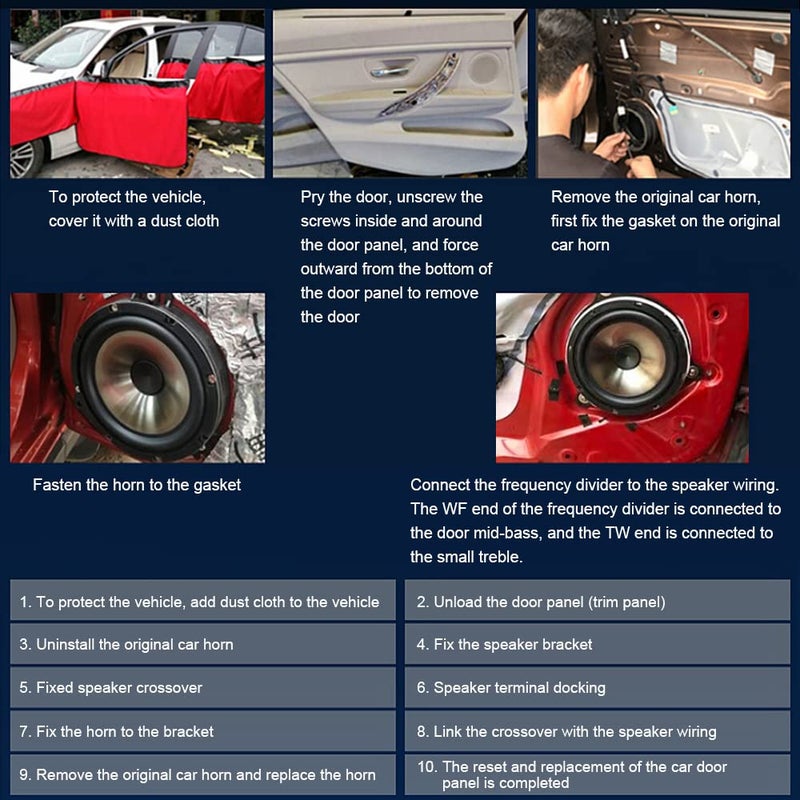DriSentri 6x9 Inch 600W Car Coaxial Speaker Vehicle Door Auto Audio Music Stereo Full Range Frequency HiFi Speakers - Image 3