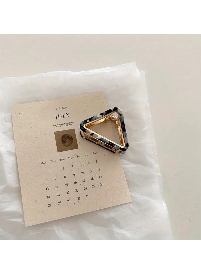 Goolsky Chic Geometric Acetate Hair Claw Clamps Metal Hair Crab Women Girls Hair Clip Leopard Hairpin Hair Crab Hair Accessories, ideal choice for gifts - Image 5