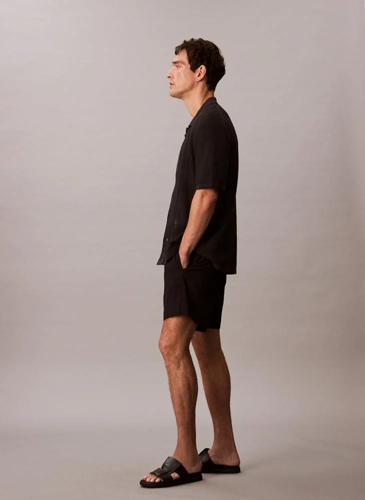 CALVIN KLEIN Seersucker Pull On Shorts