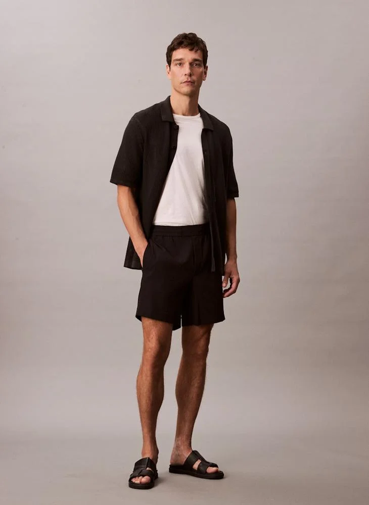CALVIN KLEIN Seersucker Pull On Shorts