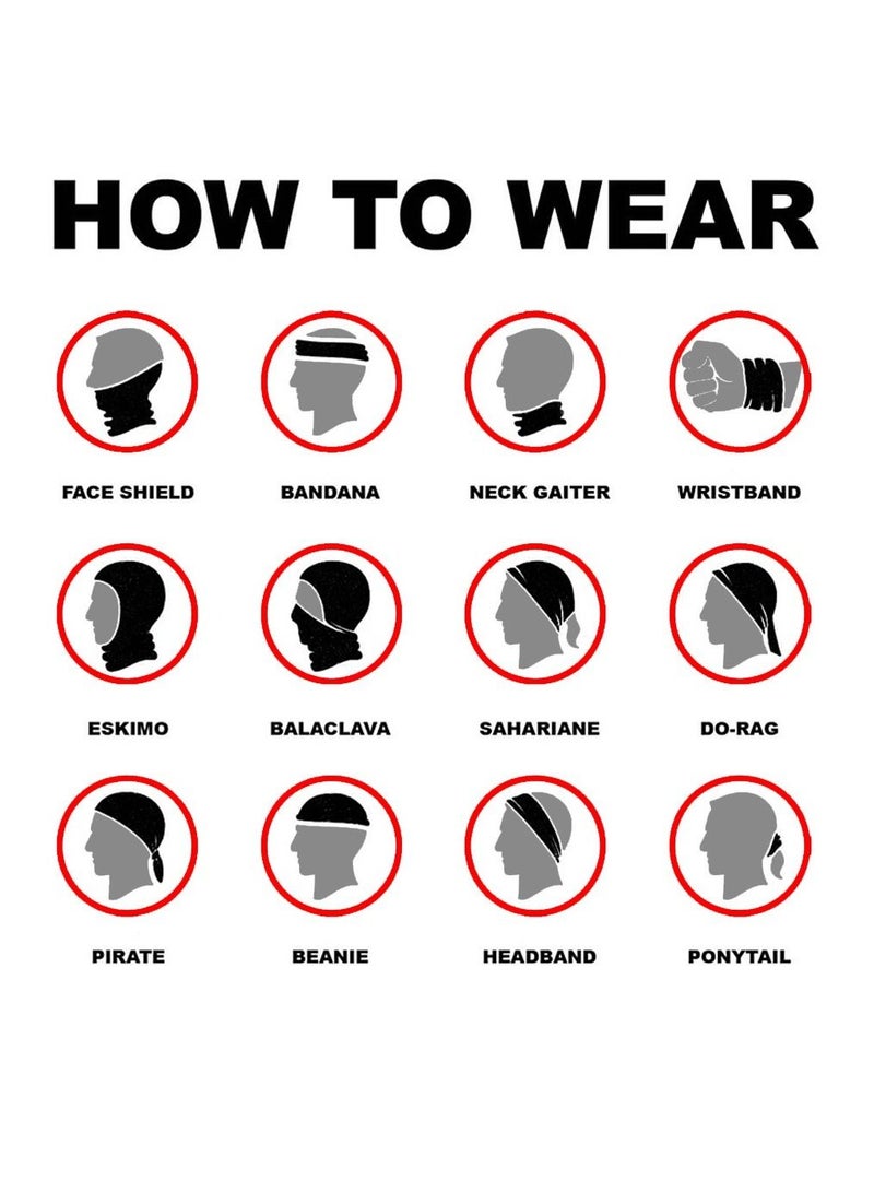 BOB MARLIN Marlin Uv+Protection Face Shield Bandana Bm Black - Image 4