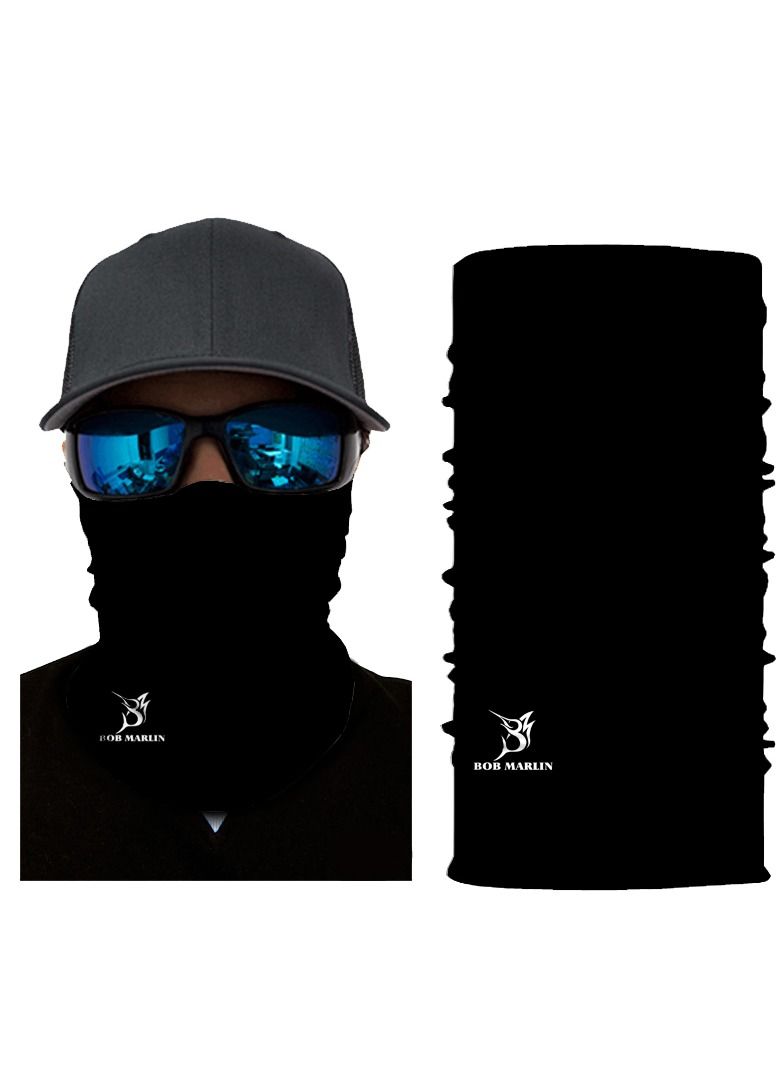 BOB MARLIN Marlin Uv+Protection Face Shield Bandana Bm Black - Image 2