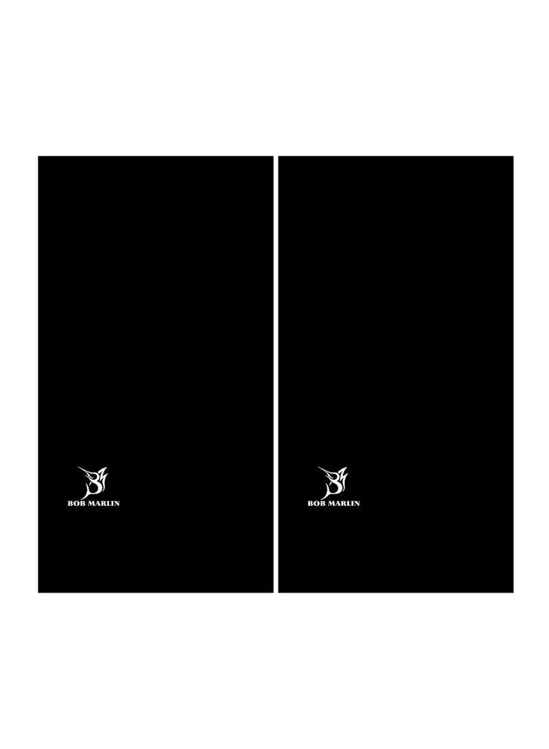 BOB MARLIN Marlin Uv+Protection Face Shield Bandana Bm Black - Image 3