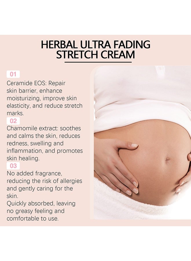 OceAura Herbal Ulera Fading Stretch Cream 100g, Stretch Marks and Scar Removal Cream, Lighten Fat Lines and Postpartum Scars, Moisturize and Smooth Skin, Body Care Cream - Image 5