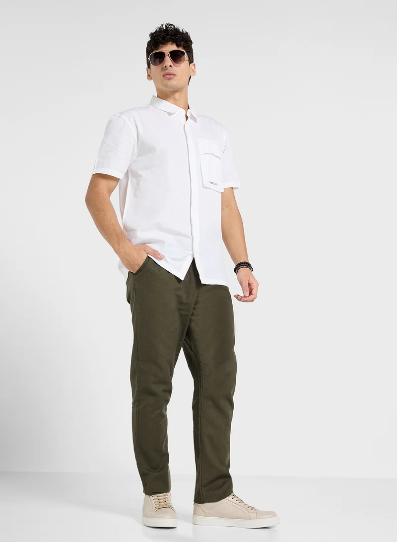 BRAVE SOUL Linen Pants