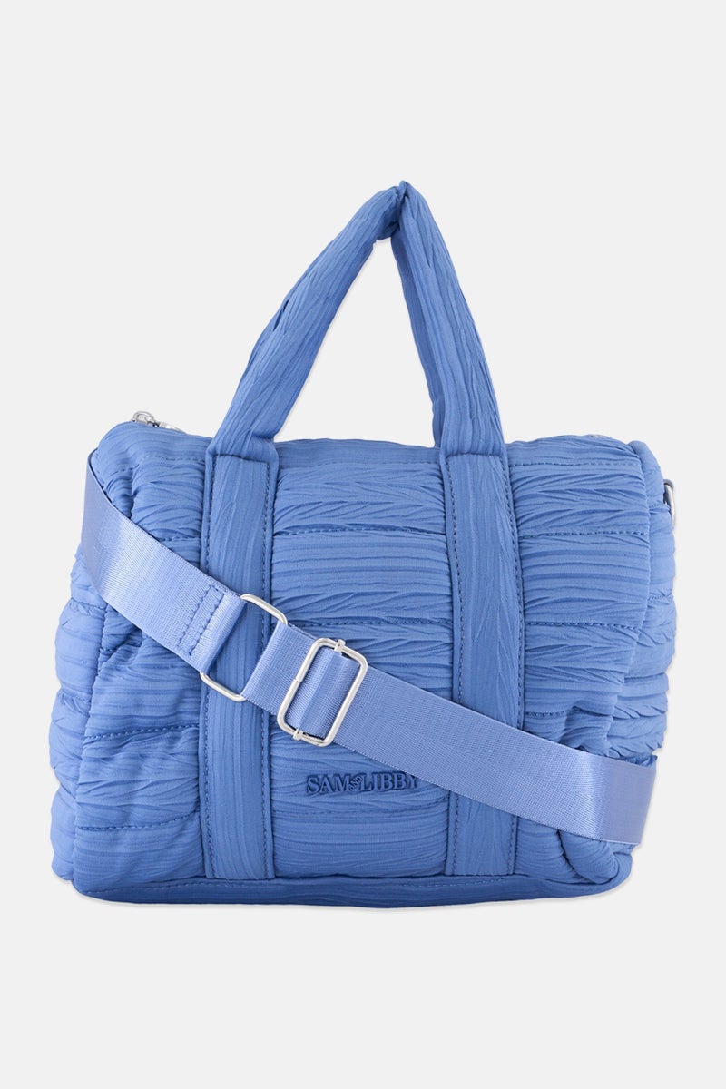 Sam And Libby حقيبة ساتشيل مبطنة للنساء، زرقاء - Image 1
