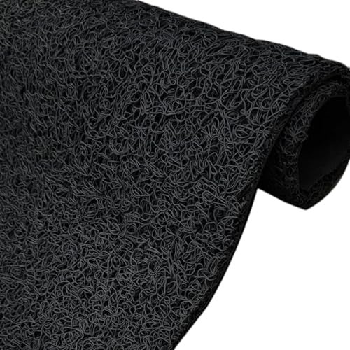 ATOOTFUSION PVC Noodle Floor Mat, Anti-Slip Cushion Mat for Home Entrance, Indoor Outdoor Use (Black, 48x120 Inches or 4 x 10 Feet or 120 x300 Cm) - Image 3