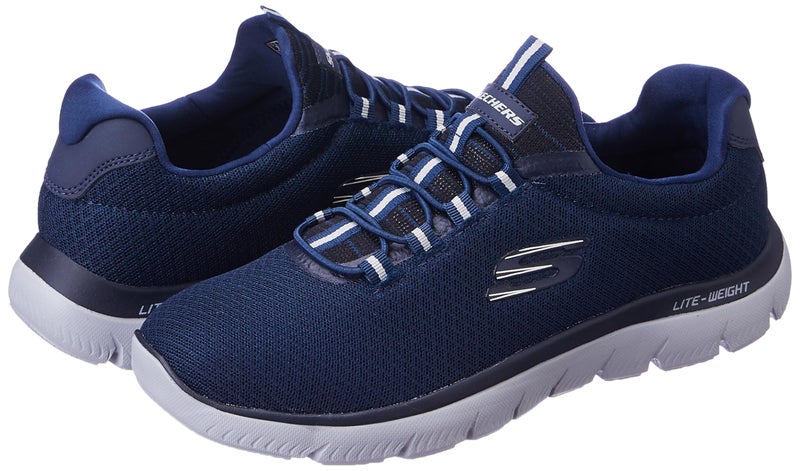 Skechers Mens Summits - 52811ID Navy Casual Shoe - 6 UK (7 US) (52811ID-NVY) - Image 2