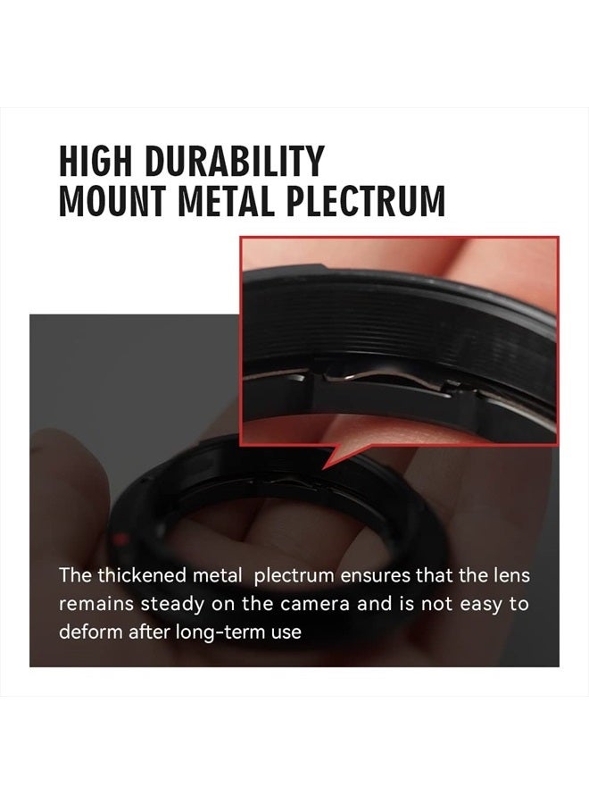 TTArtisan محول عدسة TTArtisan M إلى تركيب سوني E متوافق مع A7 A7II A7III A7IV A7R A7RII A7RIII A7RIV A7RV A7S A7SII A7SIII A7C A9 A9II A1 A9III A1II ZV-E1 A7C2 A7CR - Image 5